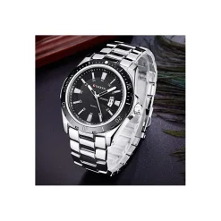 OROLOGIO DA POLSO UOMO DESIGN BUSINESS CURREN 8110G ANALOGICO QUADRANTE NERO