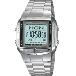 OROLOGIO POLSO CASIO DB-360-1ADF DIGITALE DATABANK UNISEX ACCIAIO CLASSIC
