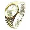 OROLOGIO POLSO IK COLLECTION UOMO DONNA ANALOGICO QUARZO SILVER ORO FONDO SILVER