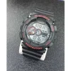 OROLOGIO POLSO UOMO C-SHOCK DIGITALE SVEGLIA DATA SUBACQUEO SPORT NERO ROSSO