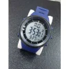 OROLOGIO POLSO ZCC COMPASS DIGITALE SVEGLIA DATA ALLARME CRONOMETRO SPORTIVO BLU
