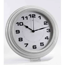 OROLOGIO SILENZIOSO PARETE STILE ANTICATO TONDO 30X5CM PLASTICA COLORI ASS 667688