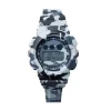 OROLOGIO SPORTIVO POLSO ZH 7901 UOMO CRONOGRAFO DIGITALE DATA CAMOUFLAGE GRIGIO