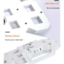 OROLOGIO SVEGLIA DIGITALE DISPLAY 3D A LED DA TAVOLO PARETE ARREDO CASA UFFICIO