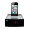 OROLOGIO SVEGLIA PER IPHONE/IPOD DOCKING STATION LETTORE AUDIO MP3 AUX RADIO