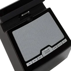 OROLOGIO SVEGLIA PER IPHONE/IPOD DOCKING STATION LETTORE AUDIO MP3 AUX RADIO