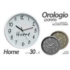 OROLOGIO 30X4 CM DA PARETE HOME CLASSICO DESIGN MODERNO COLORI ASSORTITI 798153