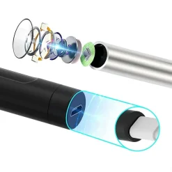 OTOSCOPIO ISPEZIONE ORECCHIO KIT RIMOZIONE CERUME WIFI MICROSCOPIO CAMERA Q-ES1