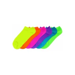 PACK 12 PAIA DI CALZINI SUMMER FLUO DONNA PEDALINI TG. UNICA 35/40