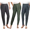 PACK DA 3 PANTALONI DA DONNA ALLA TURCA ASS. ONLY SCACCHI TARTAN TG08-13