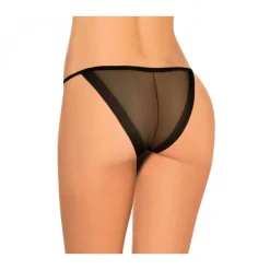 PACK DA 12 TANGA SEXY MOD. SHILA COLORI ASSORTITI RETRO TRASPARENTE F6254