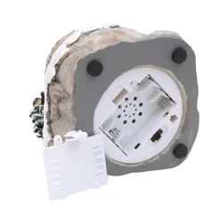 PAESAGGIO STATUETTE TEMA DECORAZIONE NATALE DA 15 CM CON LUCE A LED VARI MODELLI