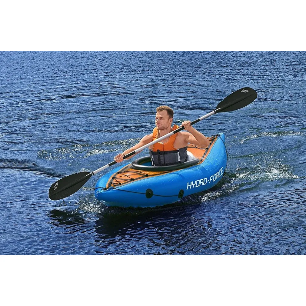 PAGAIA REGOLABILE IN ALLUMINIO 230CM PER KAYAK GOMMONE CANOTTO HYDRO-FORCE 62174