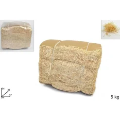 PAGLIA COLORE LEGNO DA 5 KG PER DECORAZIONI ADDOBBI PRESEPE E CESTI DA REGALO