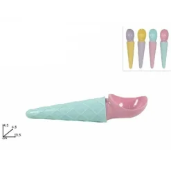 PALETTA PALETTE PORZIONATORE PER GELATO COLORATE A FORMA DI CONO 19,5X4,5X4,5CM