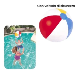 PALLONE GONFIABILE A SPICCHI COLORATI SPIAGGIA MARE PISCINA BAMBINI 51 CM 31021