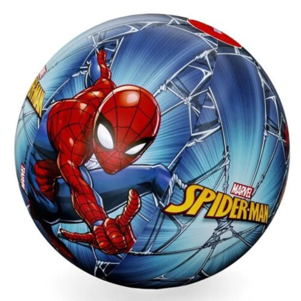 PALLONE GONFIABILE SPIDERMAN 51 CM MULTICOLORE BAMBINO PER MARE SPIAGGIA 98002