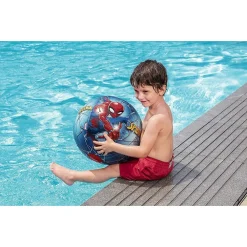 PALLONE GONFIABILE SPIDERMAN 51 CM MULTICOLORE BAMBINO PER MARE SPIAGGIA 98002