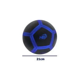 PALLONE PALLA DA CALCIO BLU E NERO CALCETTO MISURA 21 CM ALLENAMENTO GARA 06564