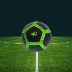 PALLONE PALLA DA CALCIO CALCETTO NERO E VERDE 21 CM GIOCO GARA ALLENAMENTO 06565