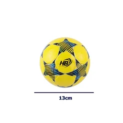PALLONE PALLA DA CALCIO CALCETTO GIALLO MISURA 13 CM FOOTBALL ALLENAMENTO 06509