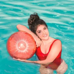 PALLONE SPIAGGIA FRUIT PALLA GONFIABILE FORMA FRUTTA KIWI ARANCIA FRAGOLA MARE