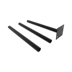 PALO IN FERRO PER LAMPIONE LED 3 METRI DA GIARDINO NERO DA ESTERNO PT-GD-3N