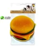 PANINO HAMBURGHER GIOCATTOLO PER CANI GATTI CON SUONI 18 X 12 CM GIOCATTOLI CANE