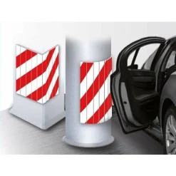 PANNELLO ADESIVI ANTIURTO PER GARAGE BOX MODULABILE PARAURTI AUTO 20 X 30 CM
