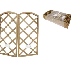 PANNELLO TRALICCIO RECINZIONE IN LEGNO NATURALE 60 X 30 CM RAMPICANTI GIARDINO