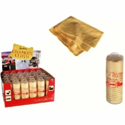 PANNO IN PELLE DI DAINO SINTETICA PER LA PULIZIA AUTO E SUPERFICI DELICATE