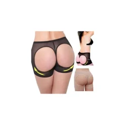 PANTALONCINI CULOTTE LINGERIE CONTENITIVA ALZA GLUTEI MODELLANTE NERO VITA ALTA
