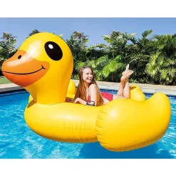 PAPERA GONFIABILE GIGANTE ISOLA MATERASSINO MARE PISCINA 221 X 221 X 109 CM