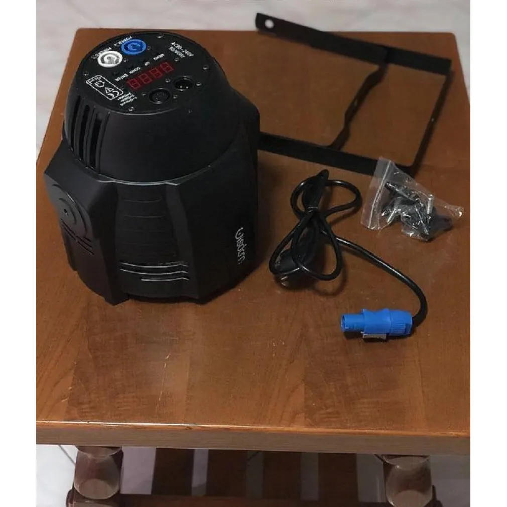 PAR LED RGBWA IP65 DMX 18X18WATT UV 6 IN 1 LUCE WOOD PARTY FLUO POWERCON IN OUT