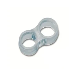 PARACOLPI DOPPI PER MANIGLIE ANELLO TRASPARENTE SALVAMANIGLIA ANTIURTO SALVAMURO