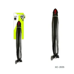 PARAFANGO ANTERIORE POSTERIORE ATTACCO UNIVERSALE PER BICICLETTA IN PVC XC-2635