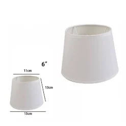 PARALUME CONICO CILINDRO CAPPELLO RICAMBIO PER LAMPADA E APPLIQUE IN TESSUTO TNT