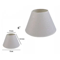 PARALUME CONICO CILINDRO CLASSICO RICAMBIO PER LAMPADA E APPLIQUE IN TESSUTO TNT