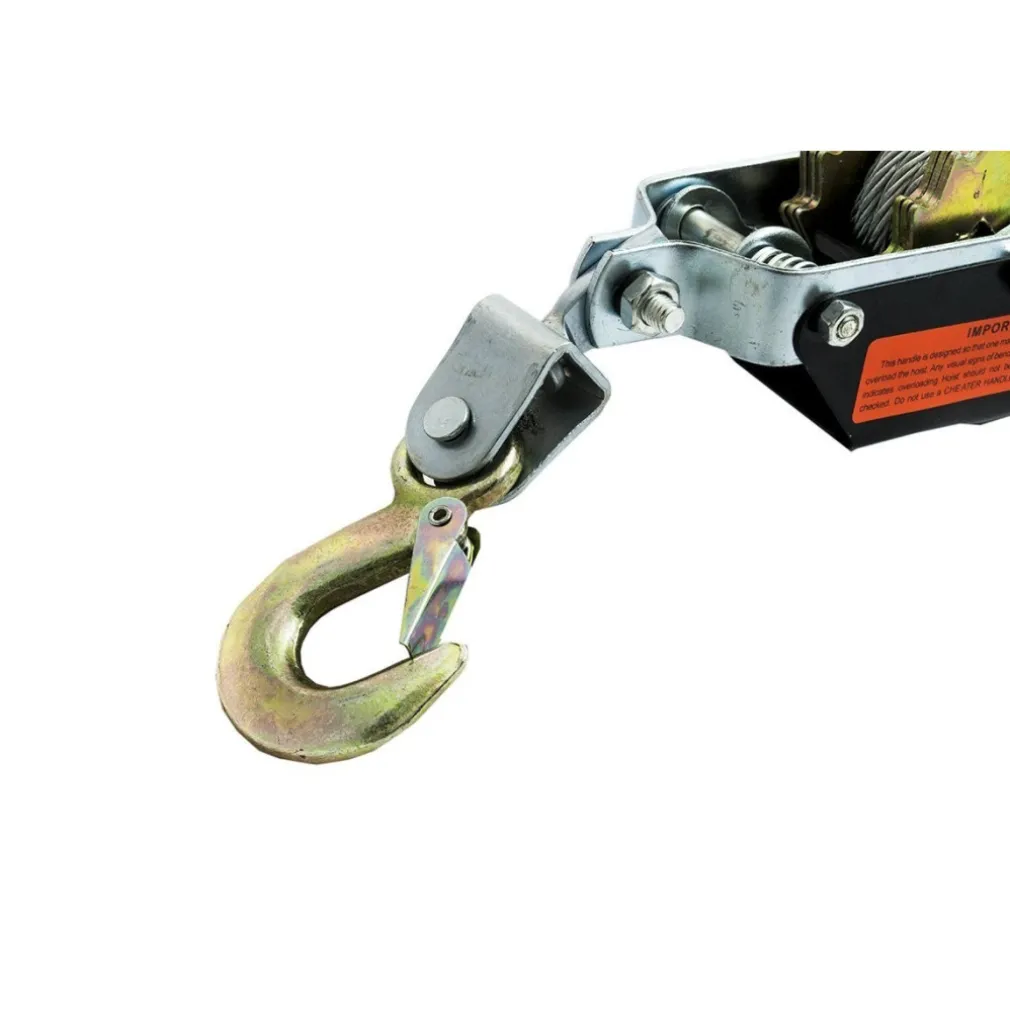 PARANCO VERRICELLO ARGANO MANUALE GANCIO TRAINO 2T 2 TONNELLATE FD-2T