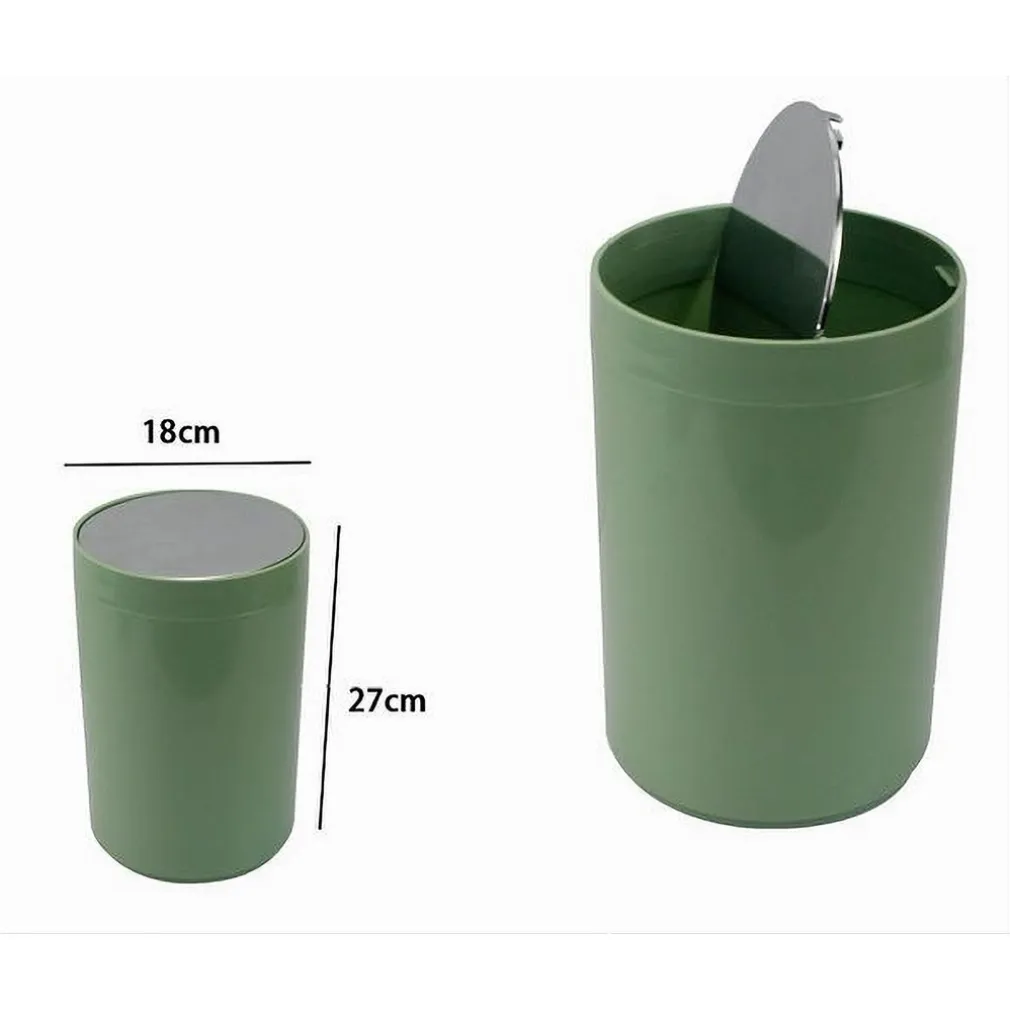 PATTUMIERA CESTINO SECCHIO RIFIUTI VERDE ARREDO BAGNO COPERCHIO BASCULANTE 79879