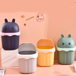 PATTUMIERA GIALLA RIBALTABILE SECCHIO PER RIFIUTI SPAZZATURA DIM 15X15X21 CM