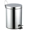PATTUMIERA IN ACCIAIO A PEDALE DA BAGNO 5LT BIDONE CESTINO SPAZZATURA DIFFERENZIATA 87442