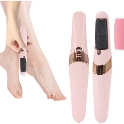 PEDICURE A BATTERIA RICARICABILE ELIMINA CALLI RIMUOVI DURONI PIEDI ESFOLIANTE