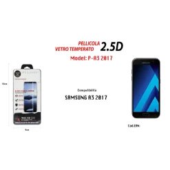 PELLICOLA VETRO TEMPERATO PER SAMSUNG GALAXY A3 2017 PROTEZIONE SCHERMO MAXTECH P-A3 2017