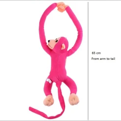PELUCHE SCIMMIA DA 65 CM BRACCIA LUNGHE GIOCATTOLO PER BAMBINI IN VARI COLORI