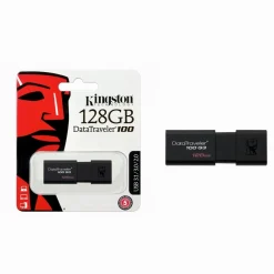 PEN DRIVE KINGSTON 128 GB DATATRAVELER 100 TECNOLOGIA USB 3.0/3.1/2.0 GX/128GB