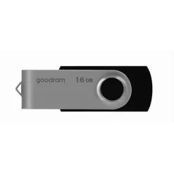 PENDRIVE CHIAVETTA USB UTS2 16 GB USB 2.0 TIPO A GIREVOLE NERO ARGENTO UTS2-16GB