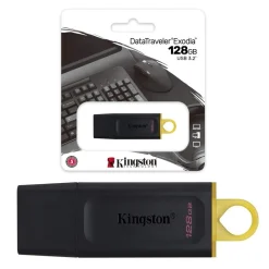 PENDRIVE DATATRAVELER EXODIA DTX/128GB USB 3.2 CON CAPPUCCIO ANELLO PORTACHIAVI