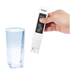PENNA TESTER TEST LCD DIGITALE QUALITà ACQUA TEMPERATURA DUREZZA SALINITà PPM