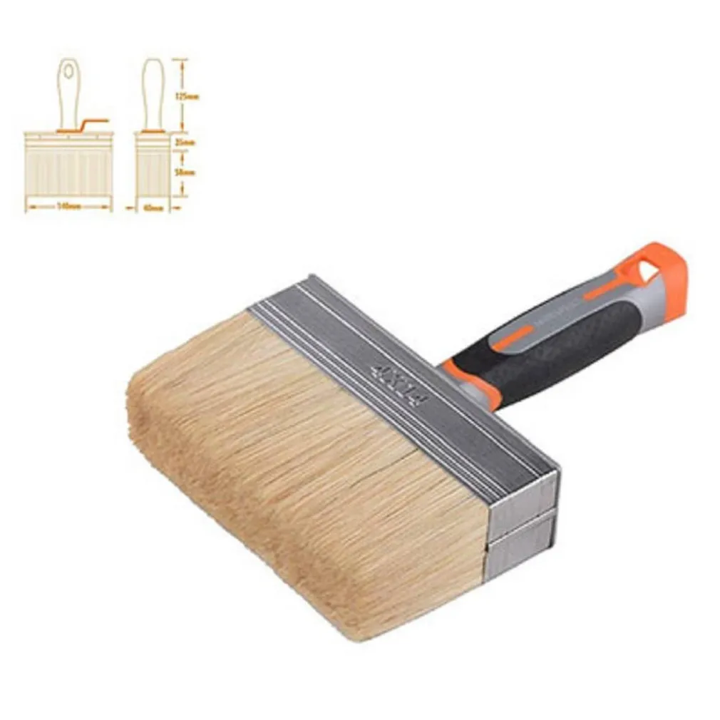 PENNELLESSA IMBIANCHINO SETOLE LUNGHE MORBIDE ANTISCIVOLO PITTURARE 4X14CM 90238